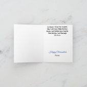 Gold Silhouette Weihnachtsbaum Chrismukkah Card Karte (Innenseite)