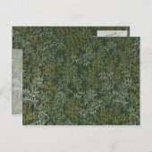 Gold & Silver Bamboo Postkarte (Vorne/Hinten)