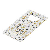 Gold Silver Black Balloons New Year Celebration Geldbeutel Flaschenöffner (Rückseite Schrägansicht)