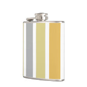 Gold Silver Bronze Metal Hues Flachmann (Links)