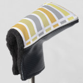 Gold Silver Bronze Metal Hues Golf Headcover (3/4 Vorderseite)