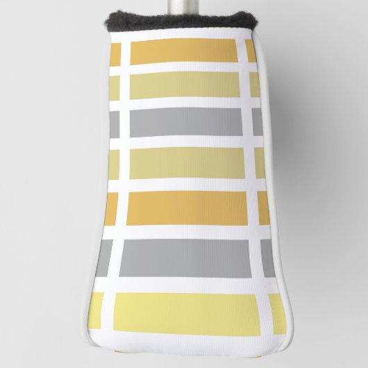 Gold Silver Bronze Metal Hues Golf Headcover (Rotieren 90)