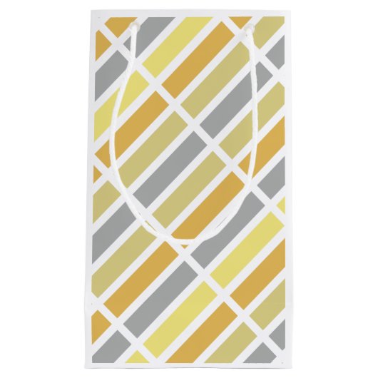 Gold Silver Bronze Metal Hues Kleine Geschenktüte (Vorderseite)