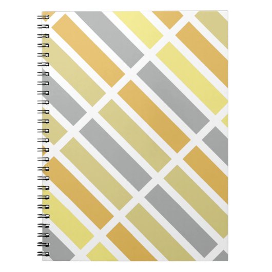 Gold Silver Bronze Metal Hues Notizblock (Vorderseite)