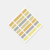 Gold Silver Bronze Metal Hues Serviette (Ecke)