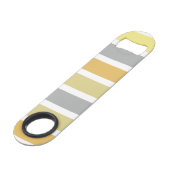 Gold Silver Bronze Metal Hues Speed Flaschenöffner (Rückseite Schrägansicht)