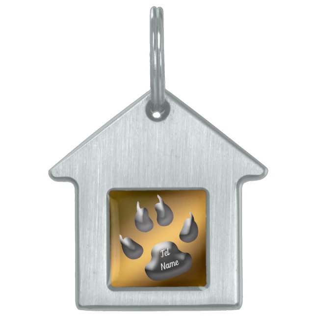 Gold Silver Cat Tiermarke (Vorderseite)