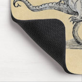 Gold & Silver Dragon Symbol Mousepad (Ecke)