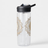 Gold & Silver Mandala water bottle Trinkflasche (Links)