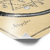 Gold & Silver Ouroboros Symbol Fotodruck (Ecke)