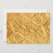 Gold Silver Rocket Ship WeltraumGeburtstagsparty Einladung (Rückseite)