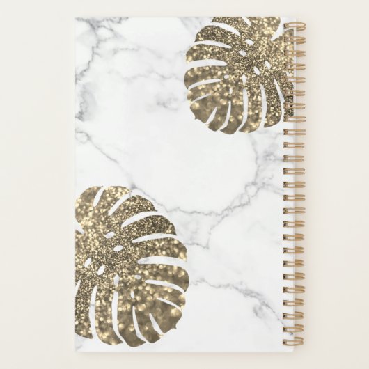 Gold Silver Sparkling Planner Planer (Rückseite)