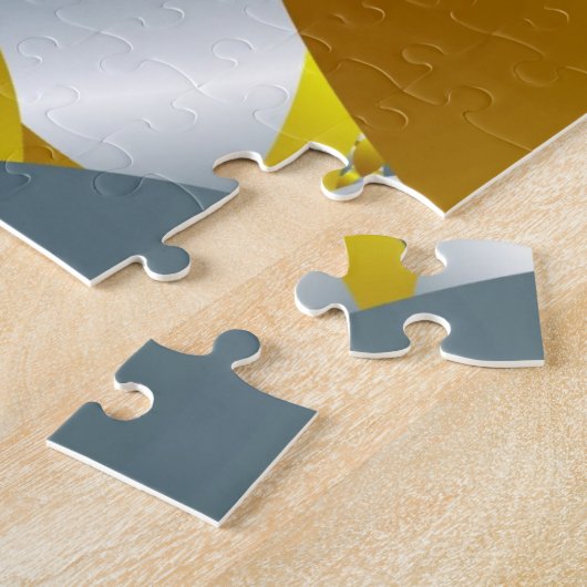 Gold Silver Spiral Metallic optische Illusion 3-D Puzzle (Seite)