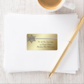 Gold Silver Star von David Address Labels Adressaufkleber (Insitu)