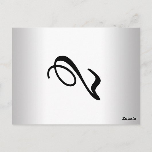 Gold Silver Verzierte formale Tischnummer (Rückseite)