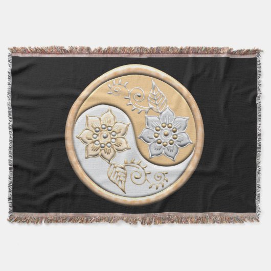 Gold & Silver Yin Yang  Decke (Vorderseite)