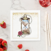 Gold Silvester Cocktail Napkins Serviette (Beispiel)