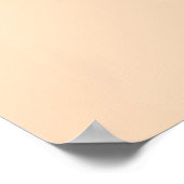 Gold Simple Spiral Poster (Ecke)