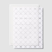 Gold Simple Typografy Formal Wedding Pergament Einladungen (Versetzt (Einladung))