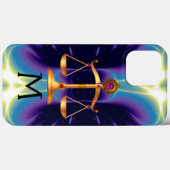 GOLD-SKALA MIT GEM STONES-MONOGRAM Case-Mate iPhone HÜLLE (Rückseite (Horizontal))