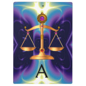 GOLD-SKALA MIT GEM STONES-MONOGRAM KLEMMBRETT (Rückseite)