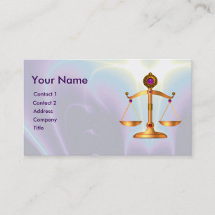 GOLD-SKALA MIT GEM STONES-MONOGRAM VISITENKARTE