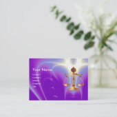 GOLD-SKALA MIT GEM STONES-MONOGRAM VISITENKARTE (Stehend Vorderseite)