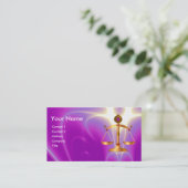 GOLD-SKALA MIT GEM STONES-MONOGRAM VISITENKARTE (Stehend Vorderseite)