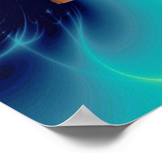 GOLD-SKALEN MIT GEM STONES, Justiz-Symbol Poster (Ecke)