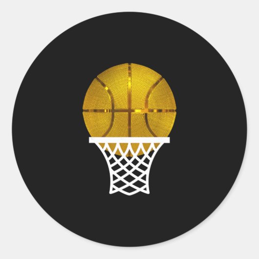 Gold Sketll Trophy Mvp Award  Runder Aufkleber (Vorderseite)