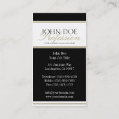 Gold-Skript für Ihr Beruf Visitenkarte (Rückseite)