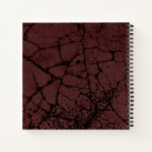 Gold Skull-Notebook Notizblock (Rückseite)