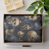 Gold Skull Tissue Paper Seidenpapier (Geschenk)