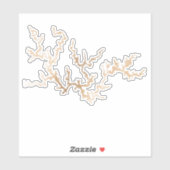 Gold Smith Lake Map Aufkleber (Blatt)