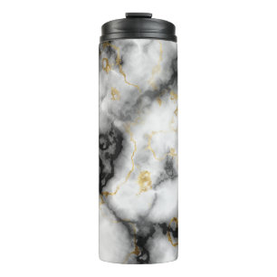 Gold Smoke Marmor Thermosbecher
