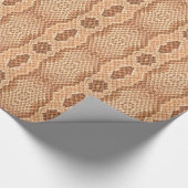 Gold Snakeskin Geschenkpapier (Ecke)