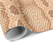 Gold Snakeskin Geschenkpapier (Rolleneckpunkt)