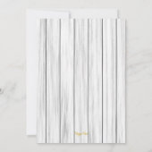 Gold Snowflake Corporate Weihnachts-Party Einladung (Rückseite)