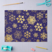 Gold Snowflake Elegante - Gewebepapier Seidenpapier (Basteln)