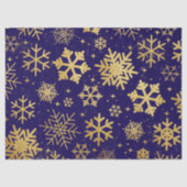Gold Snowflake Elegante - Gewebepapier Seidenpapier (Vorderseite)