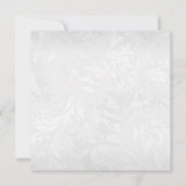 Gold Snowflake Frohe Weihnachtsfeiertage Einladung (Rückseite)