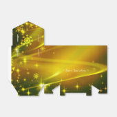 Gold Snowflake Muster Weihnachtsgeschenk Box Geschenkschachtel (Ungefaltet)