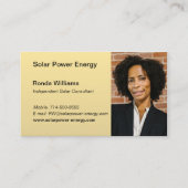 Gold Soft Metallic Shine Business Card Visitenkarte (Vorderseite)