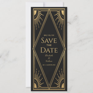 Gold Solar Elegant Mystisches Tarot Save the Date