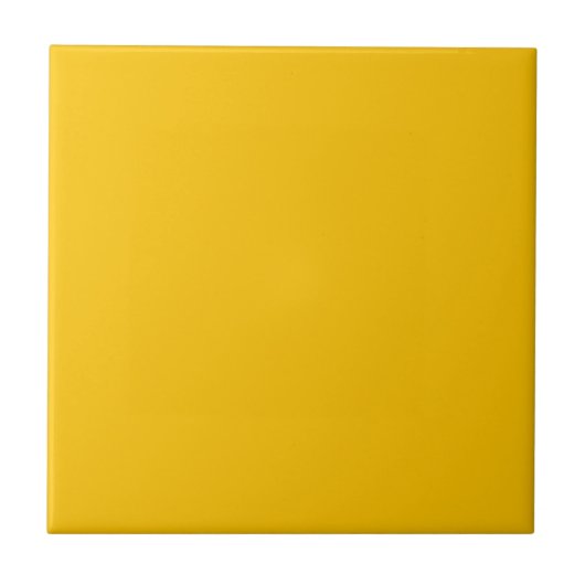 Gold Solid Color Tile Fliese (Vorderseite)