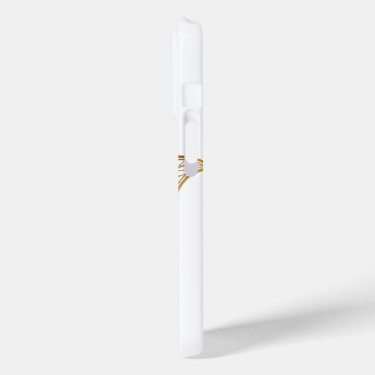 Gold Sonnenblume Hamsa Hand Case-Mate iPhone Hülle (Rückseite / Links)