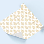 Gold Sonnenblume Hamsa Hand Geschenkpapier