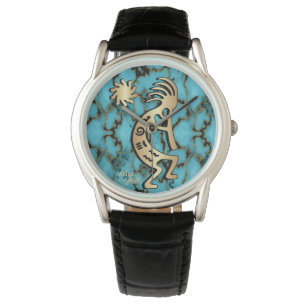 Gold Southwest Kokopelli Watch Armbanduhr