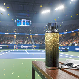 Gold Space Rainbow Stars Trinkflasche