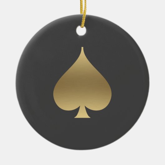 Gold Spade Ornament (Vorne)